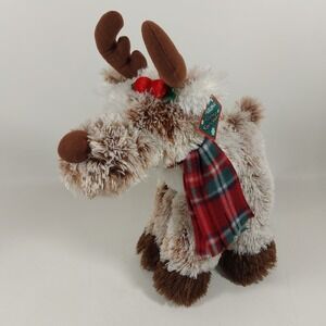 Encore Finney Reindeer 15" Plush Wired Standing Legs Shaggy & Soft